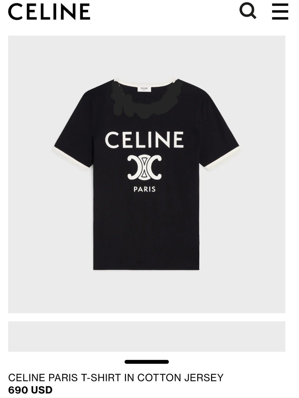 Celine Stretch Tee - Picture 2 of 3